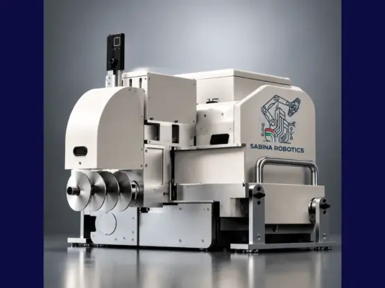 Robot per massetti Archimede – Sabina Robotics Robot per massetti Archimede per la stesura e il livellamento laser in cantiere