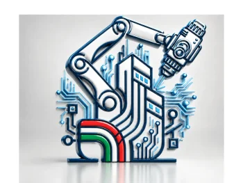 Logo 3D Sabina Robotics - Edilizia Robotica