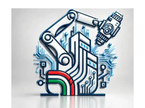 Logo 3D Sabina Robotics - Edilizia Robotica